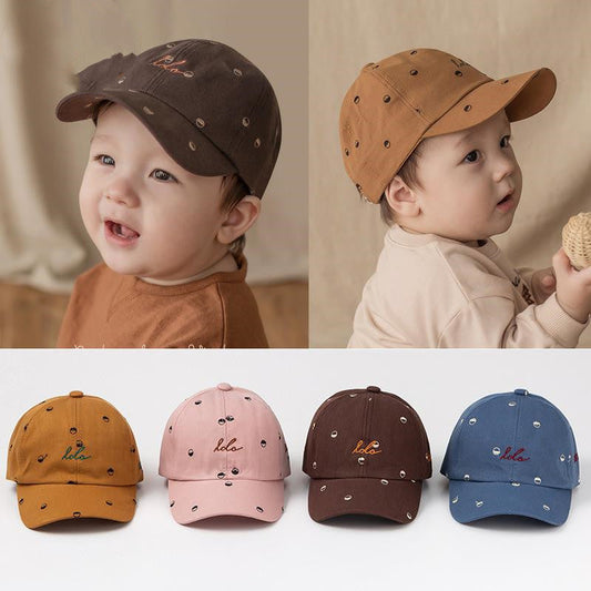 Baby Boys And Girls Soft Cotton Caps